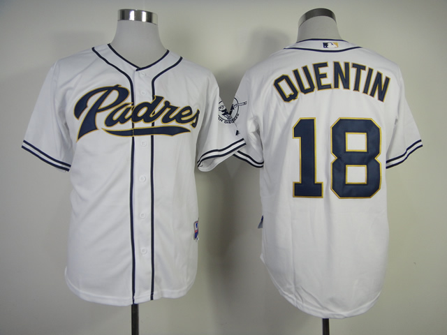 Men San Diego Padres #18 Quentin White MLB Jerseys